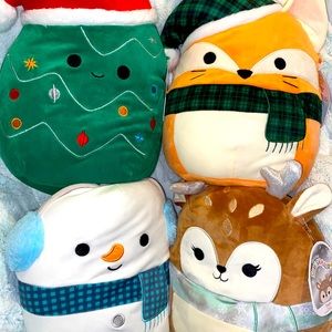 Squishmallow Christmas set of 3 lot